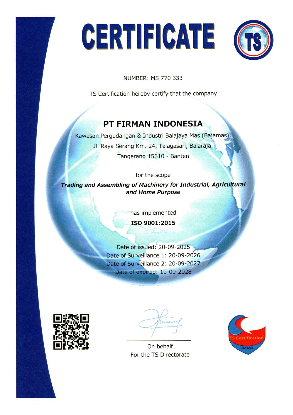 PT. FIRMAN INDONESIA